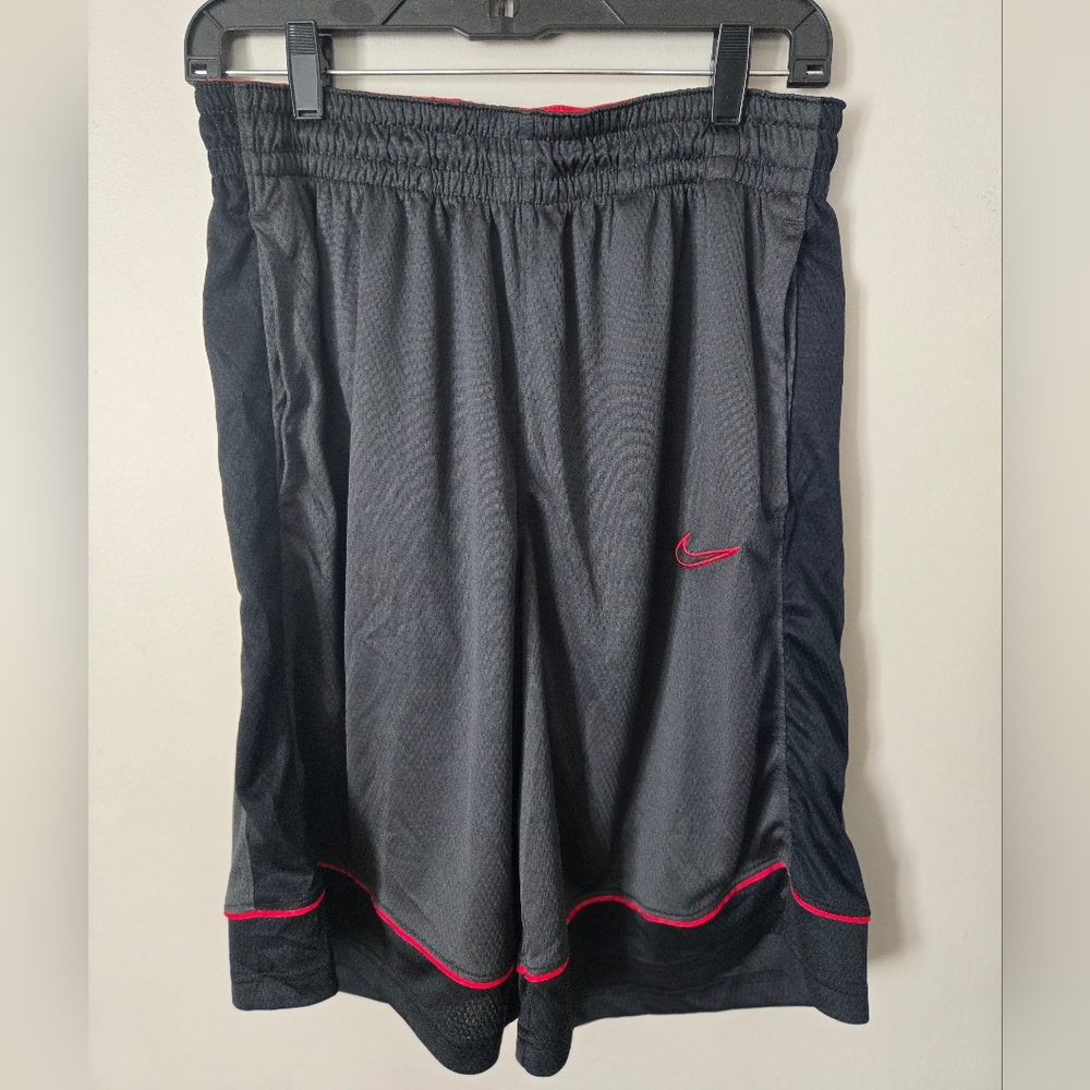 Nike Gray and Black Athletic Shorts
